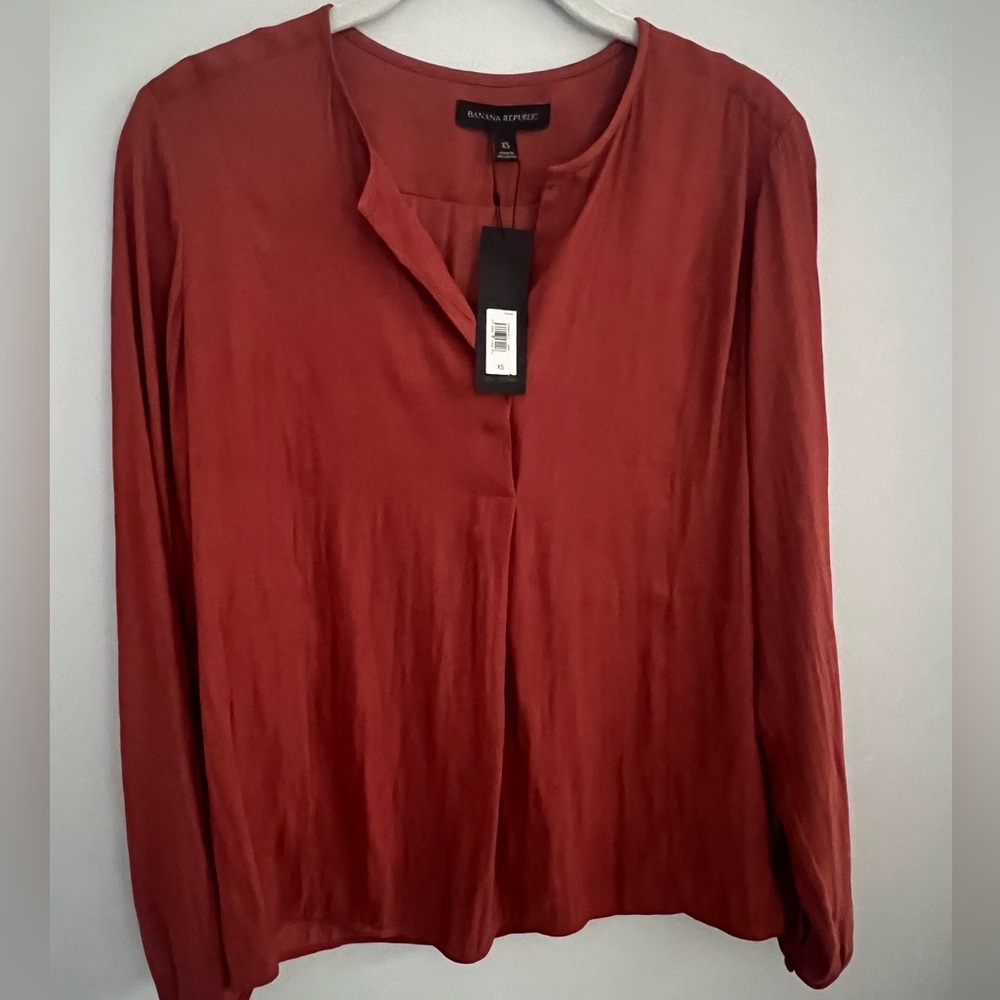 Banana Republic Women's Rust Blouse